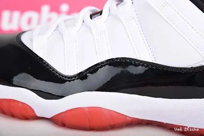 “White Jordan 11 Bred” 745 AV2187-160 Soft Low Air 0624